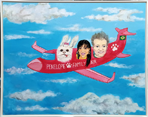 Click here to see a second view of this original commssion Pet painting